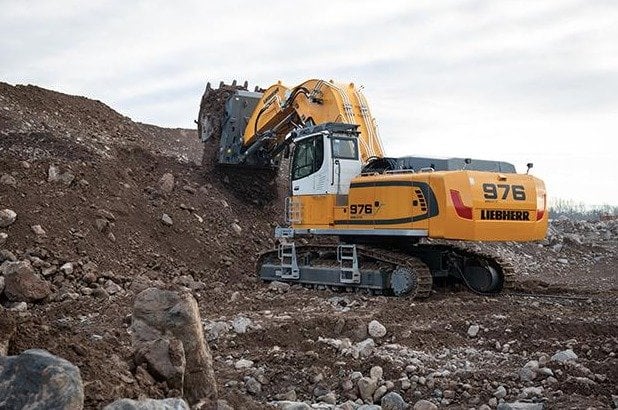 Deux nouvelles pelles zéro émission locale chez Liebherr : les pelles sur chenilles électriques R 976-E et R 980 SME-E